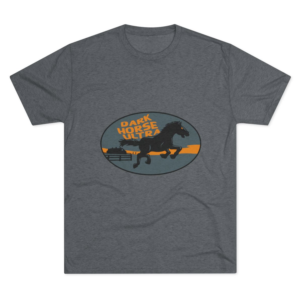 Dark Horse Trail Race Running Horse Tee