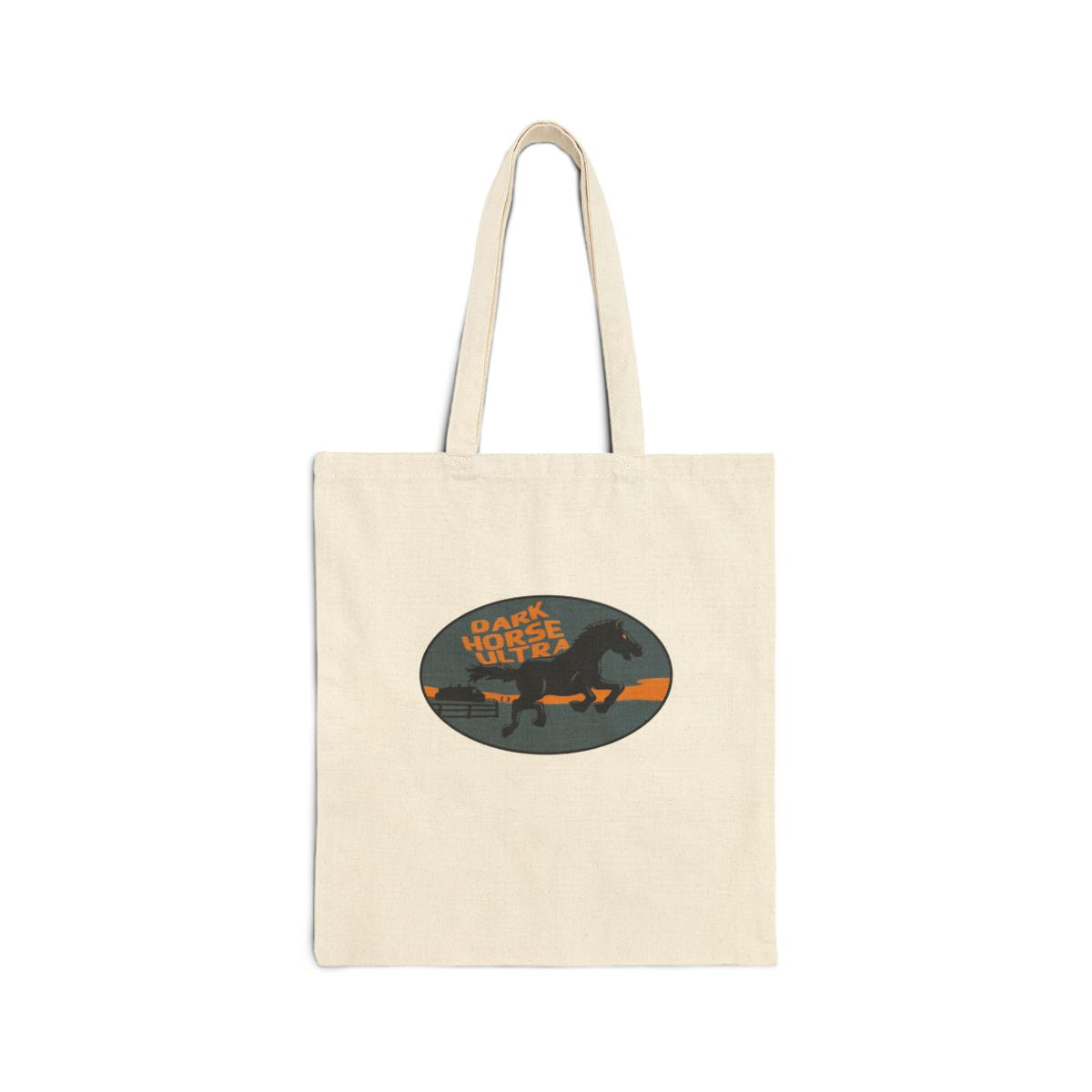 Dark Horse Trail Race Running Horse Tote Bag