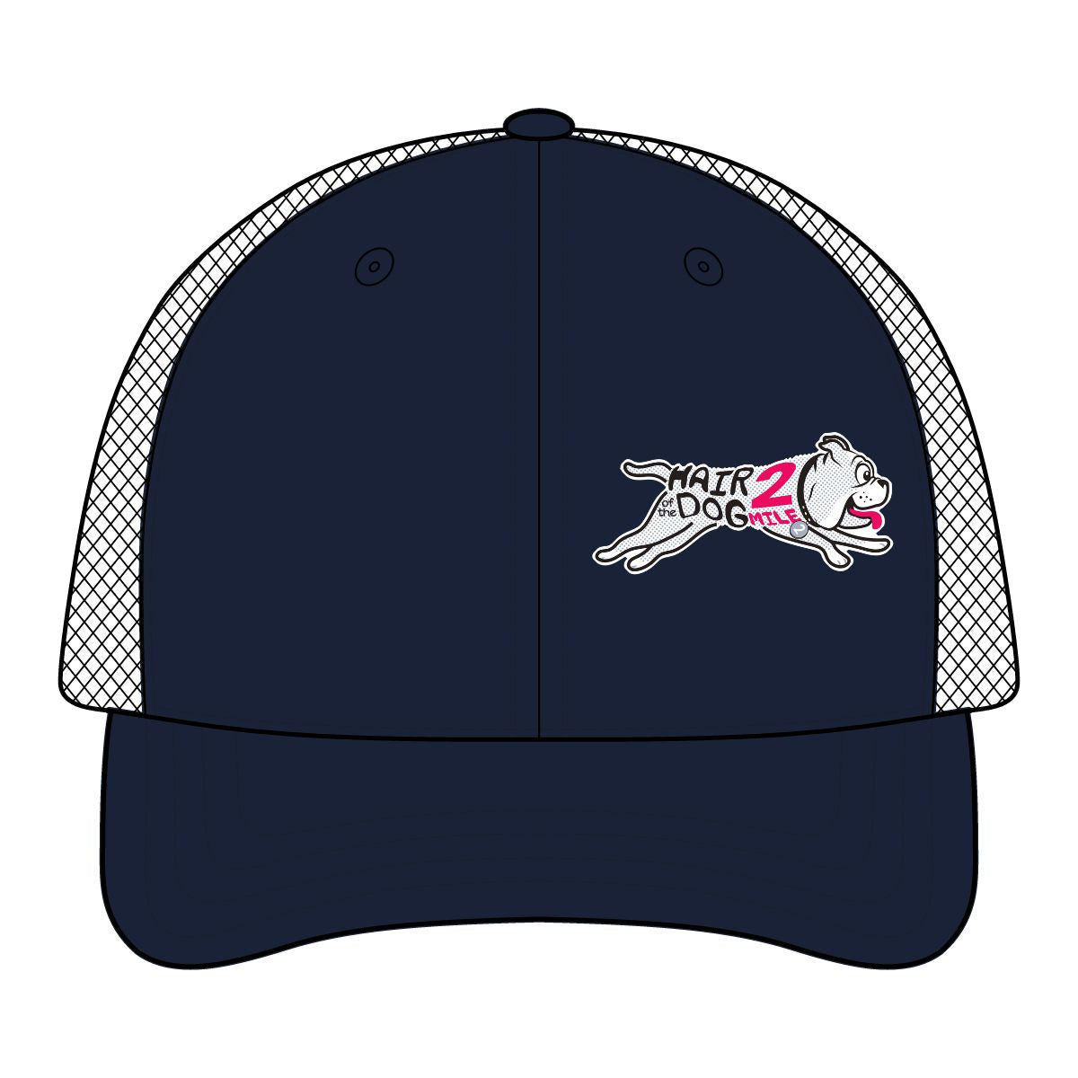 Hare of the Dog Running Dog Mesh Cap