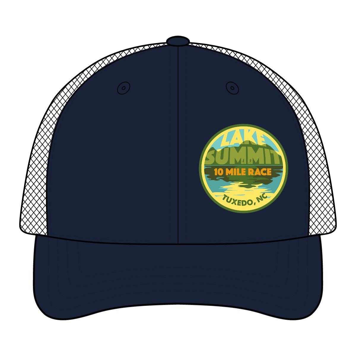 Lake Summit 10 Mile Summit Badge Mesh Cap