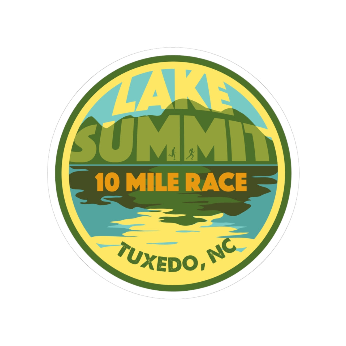 Lake Summit 10 Mile Summit Badge Sticker
