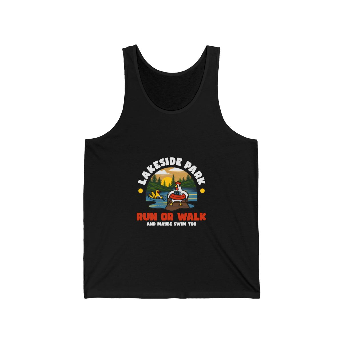 Lakeside Park 8K Run or Walk Men's Tank