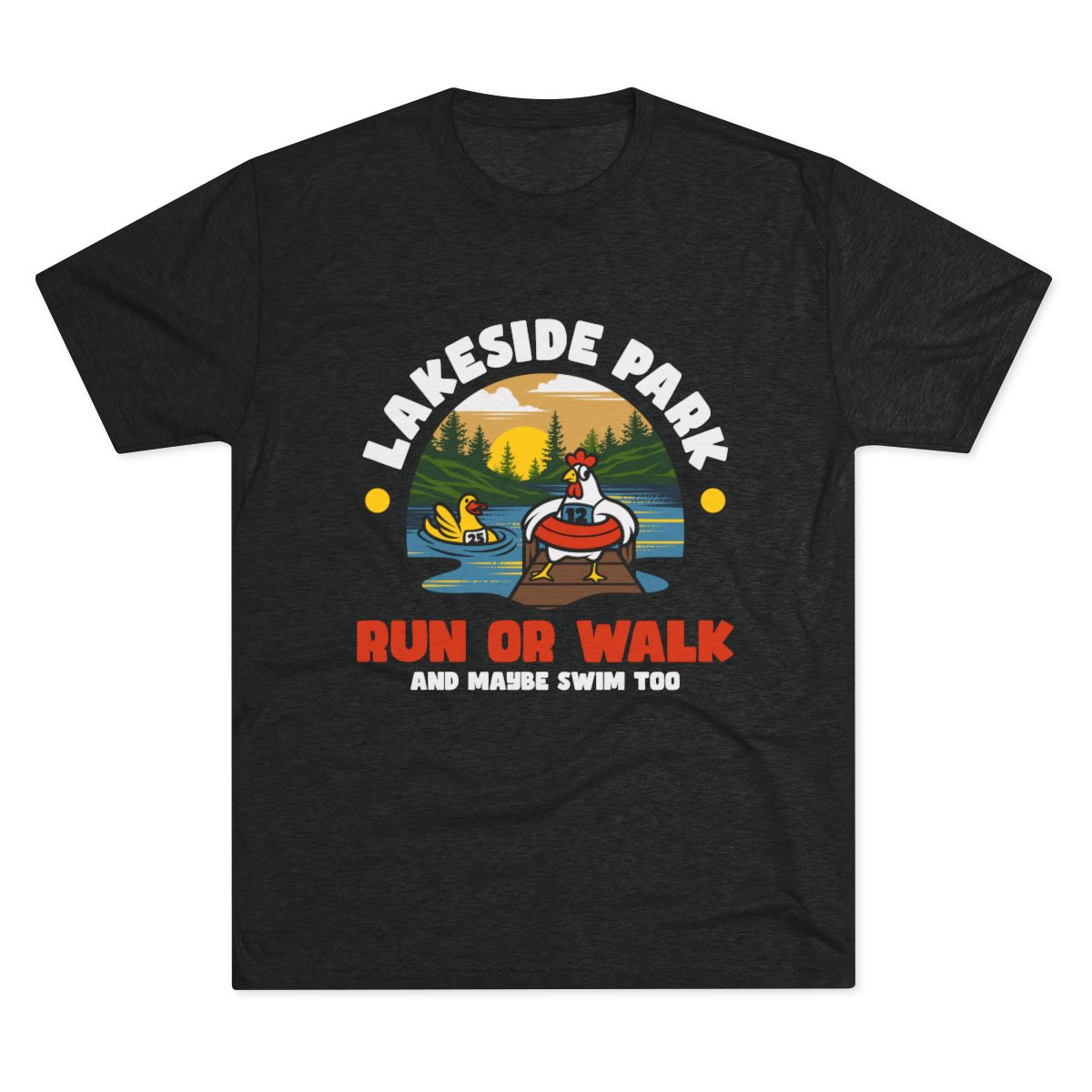 Lakeside Park 8K Run or Walk Tee