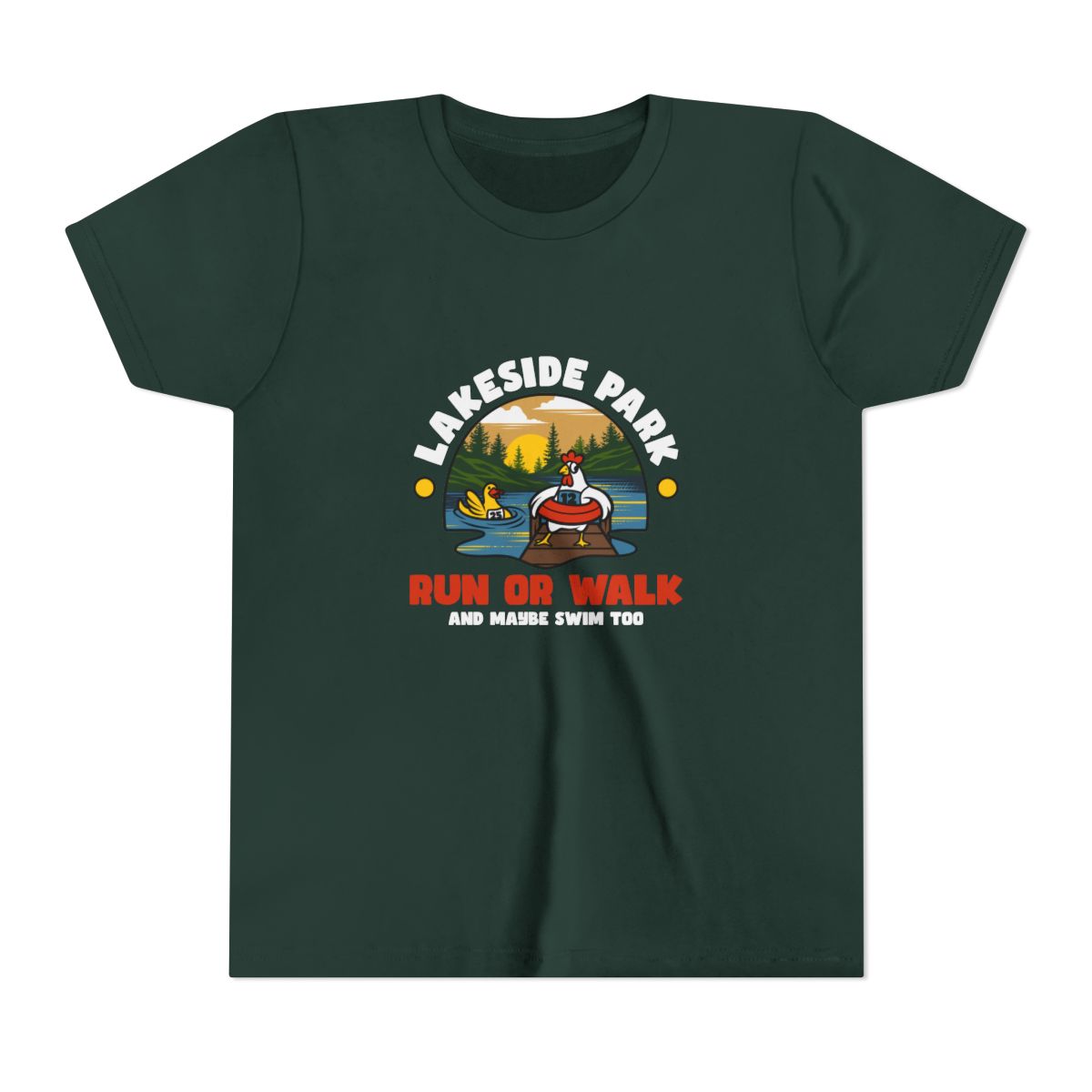 Lakeside Park 8K Run or Walk Youth Tee