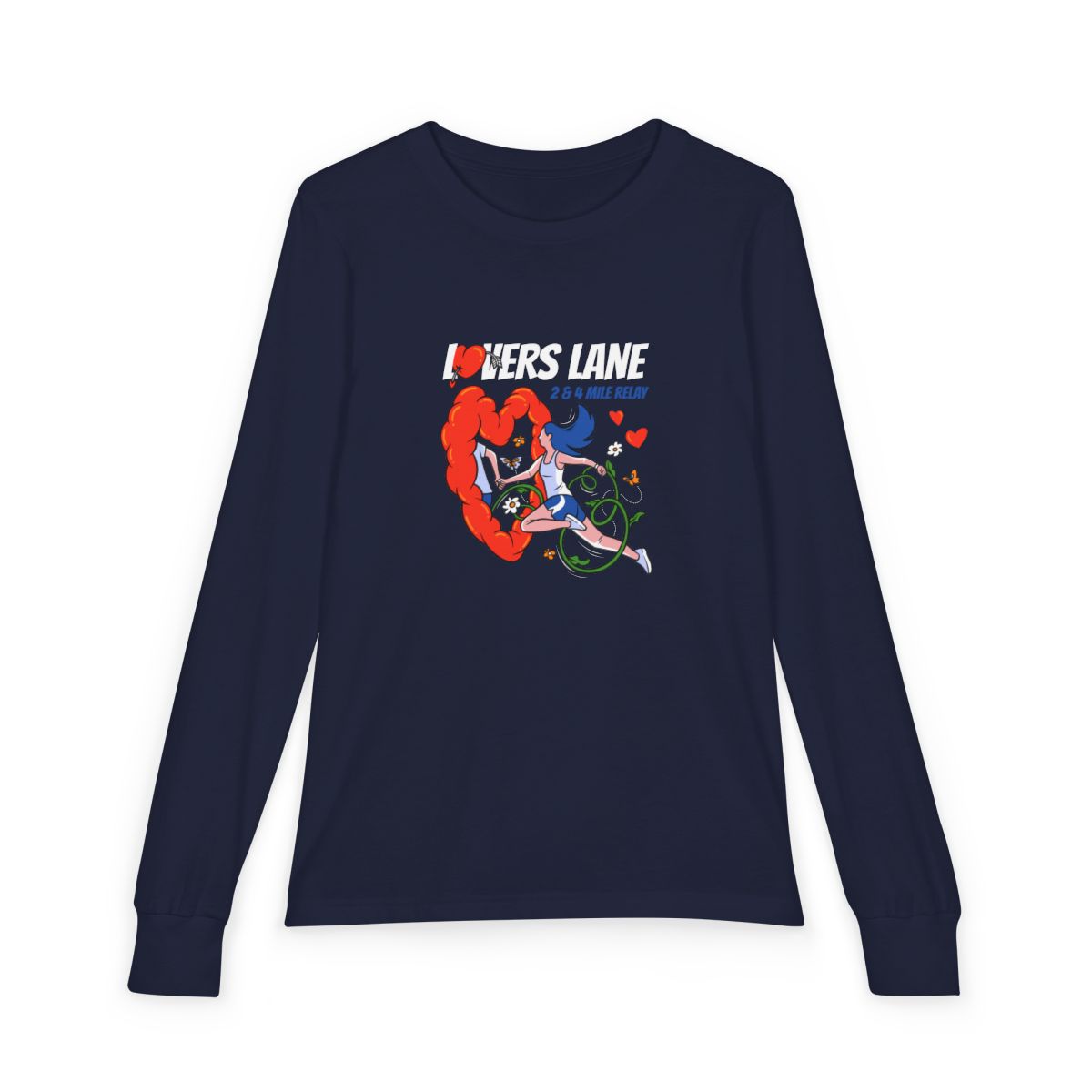 Lovers Lane Relay Youth Long Sleeve Tee