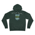Paris Mountain Half Marathon Lake Badge Hoodie