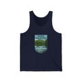 Paris Mountain Half Marathon Lake Badge Men's Tank