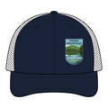 Paris Mountain Half Marathon Lake Badge Mesh Cap