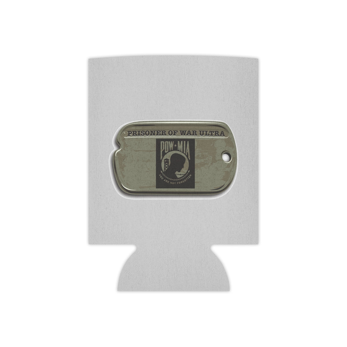 Prisoner of War Trail Race Dog Tag Can Cooler