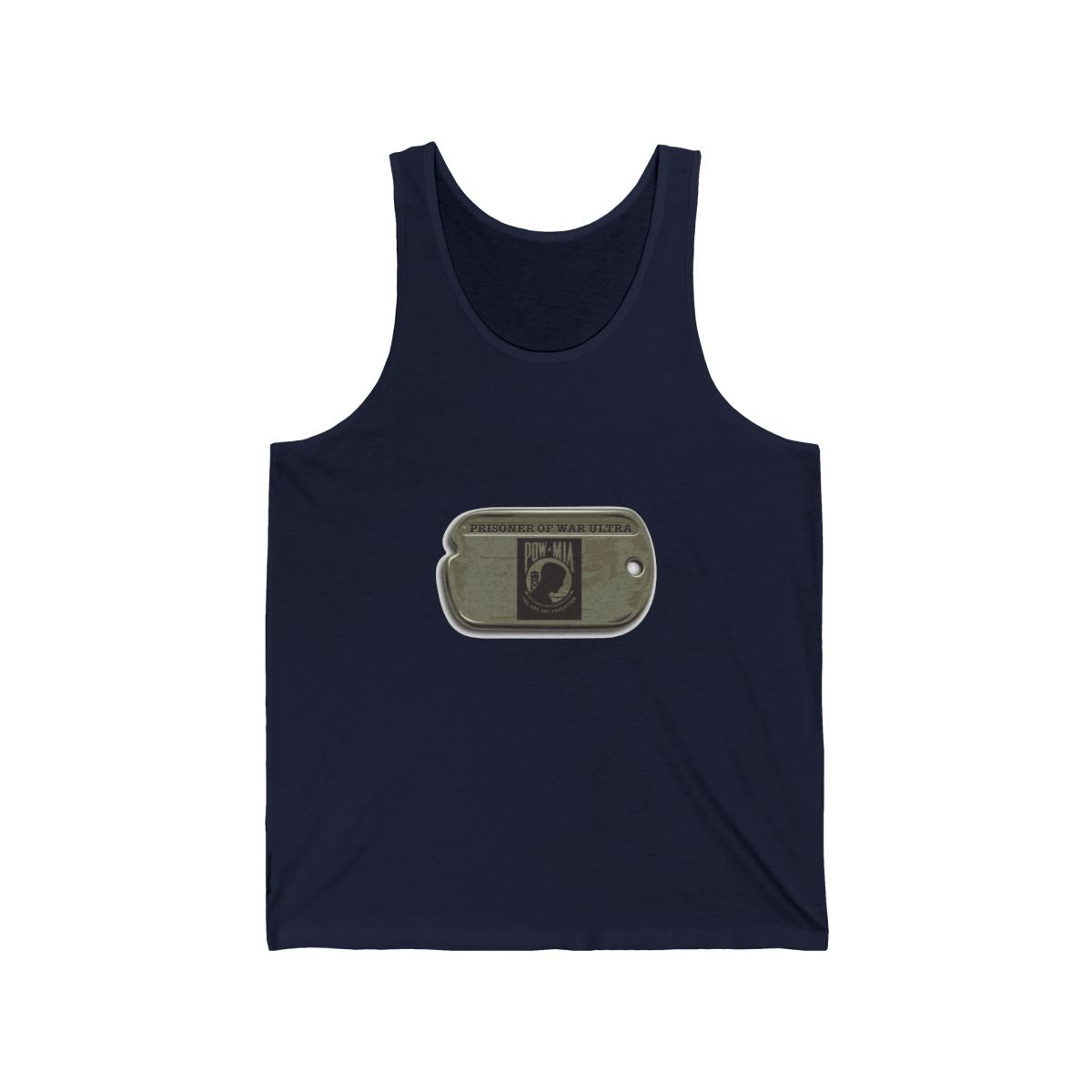 Prisoner of War Trail Race Dog Tag Men's Tank