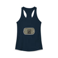 Prisoner of War Trail Race Dog Tag Women's Racerback Tank