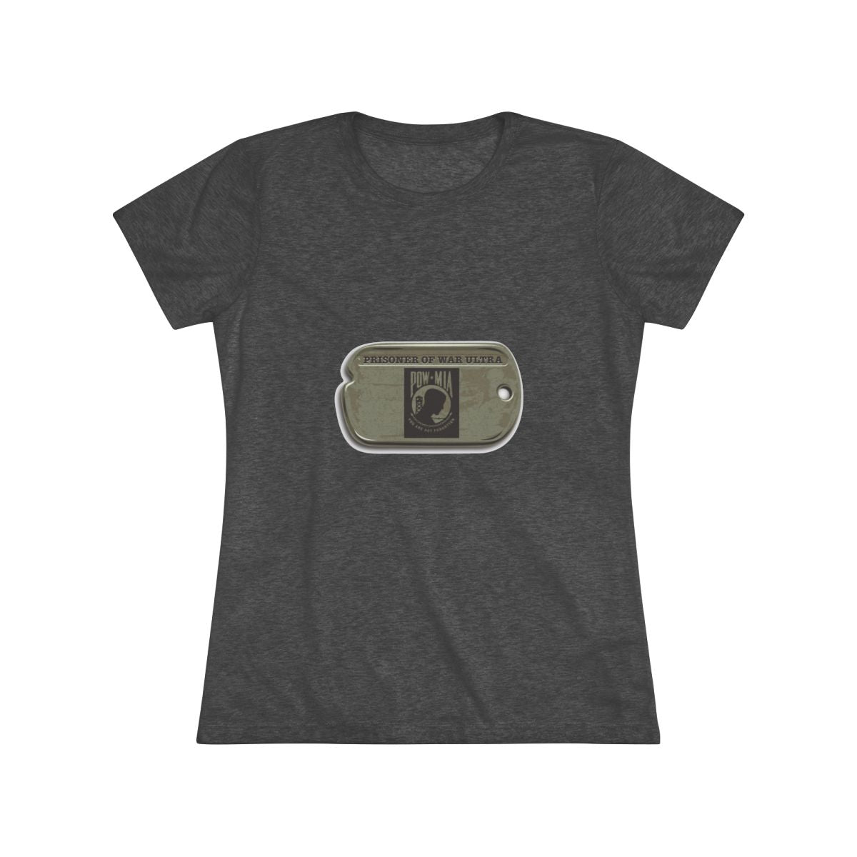 Prisoner of War Trail Race Dog Tag Women's Tee