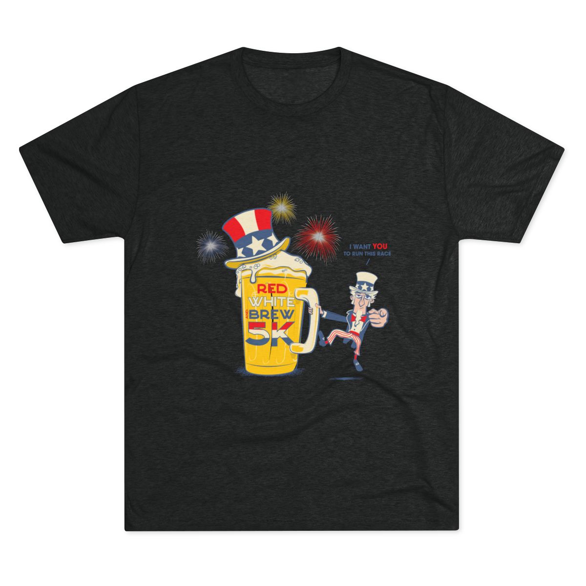 Red White & Brew 5K Patriot Pint Tee
