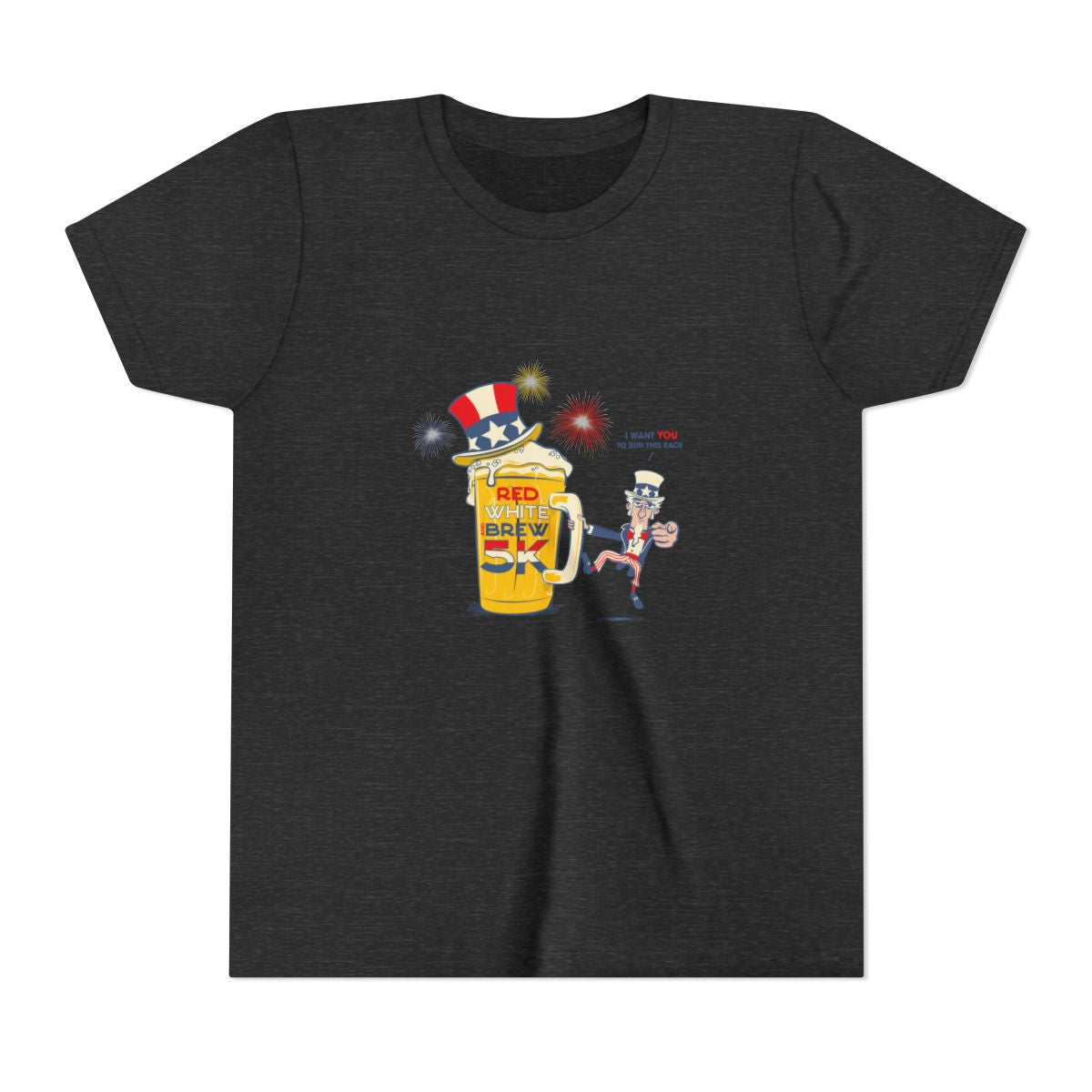 Red White & Brew 5K Patriot Pint Youth Tee