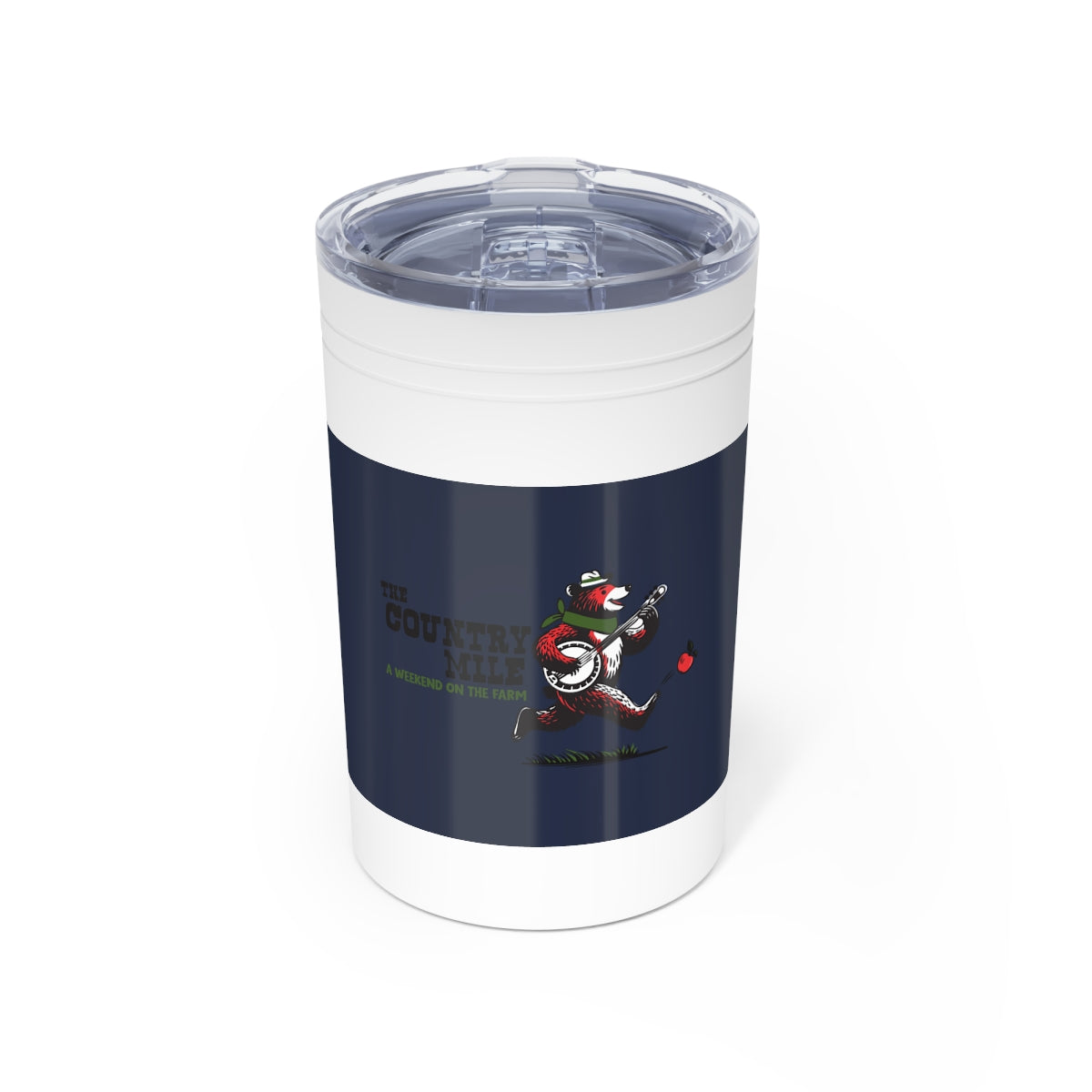 The Country Mile Banjo Bear 11oz Insulated Tumbler