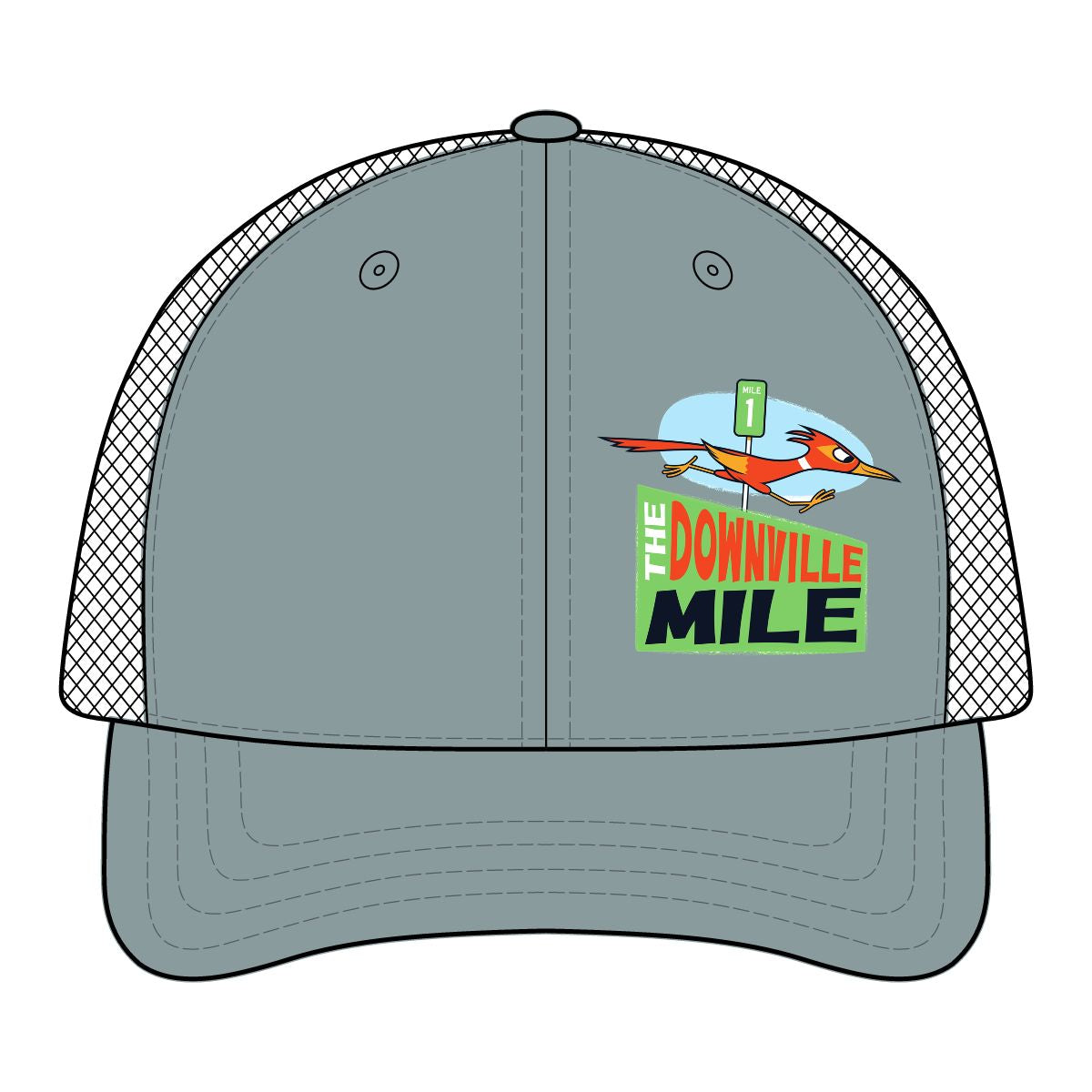 The Downville Mile Roadrunner Mesh Cap