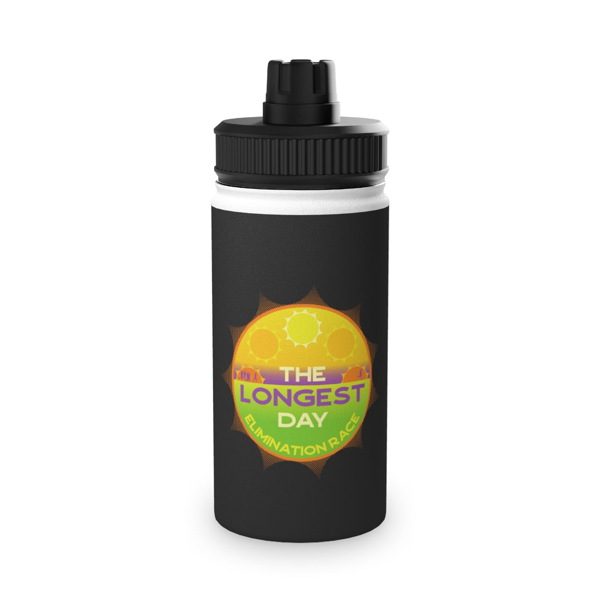 The Longest Day Sunburst Badge Water Bottle