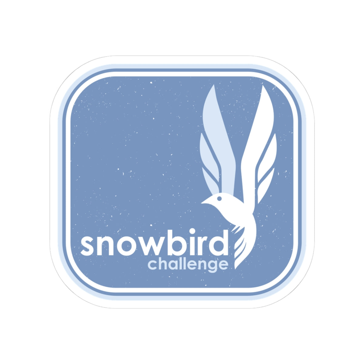 The Snowbird Challenge Snowbird Sticker