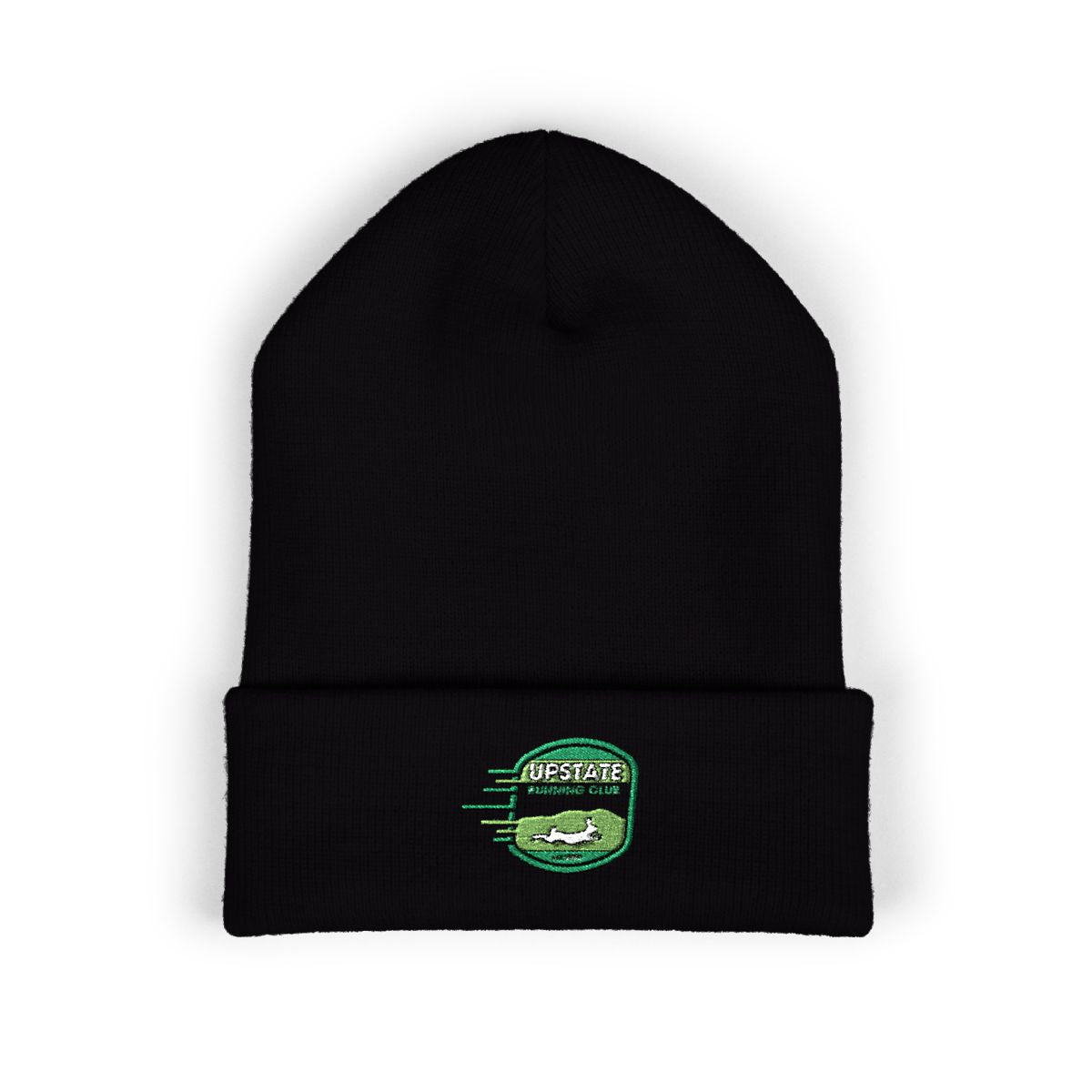 Upstate Running Club Shield Embroidered Cuffed Beanie
